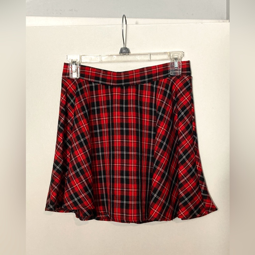 SHEIN Plaid Mini Skirt